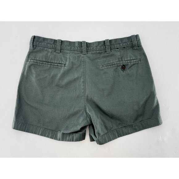 J.Crew Factory Women’s Chino 5” Shorts Green Size 32 Preppy Simple - Picture 2 of 9